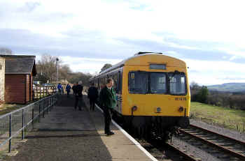 Train at Redmire Station